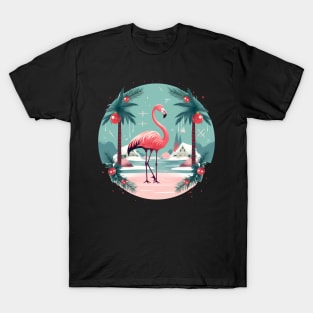 Flamingo Flock Sunset, Love Flamingos T-Shirt